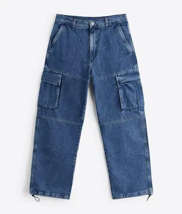 ZARA 릴랙스 카고 데님