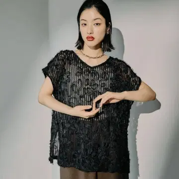 렙심 뉘앙스 패턴 레이시 프렌치 슬리브