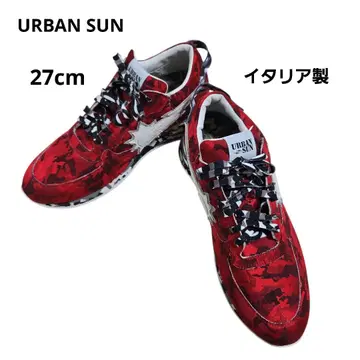 URBAN SAN 어반 산 레드 카모 스니커즈 일본 한정판