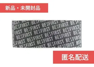 BE:FIRST 로고 자카드 페이스 타월 그레이 비퍼스트