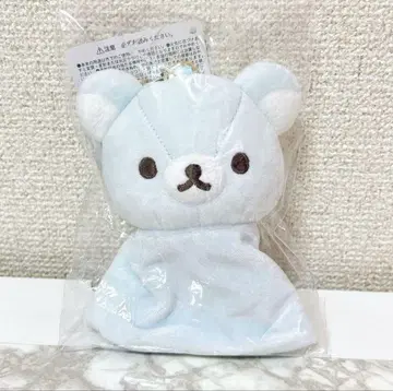 비 온 뒤 갬 리락쿠마 봉제 인형 낚시릴 부착 키 커버 리락쿠마