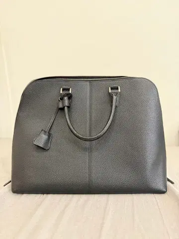 UNITED ARROWS 가죽 라운드 브리프 케이스