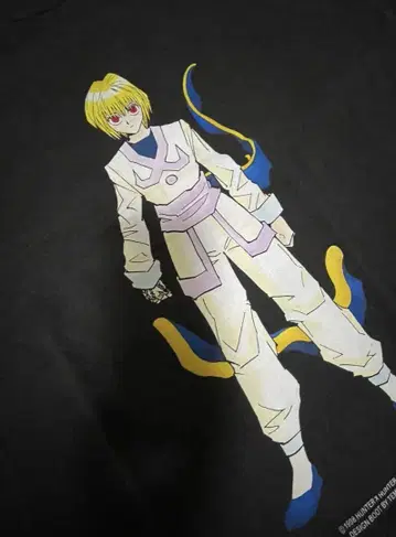 레어 HUNTER x HUNTER 크라피카 애니메이션 T셔츠 키루아