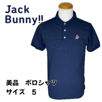 [ 새상품급 ] JackBunny!! 잭버니 네이비 피케 셔츠 사이즈 5