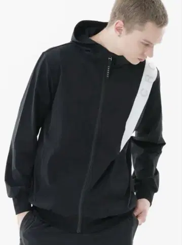 CRONOS 후드티 44 (XXL) black x white