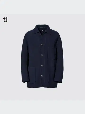 +J 울 블렌드 오버 사이즈 셔츠 자켓