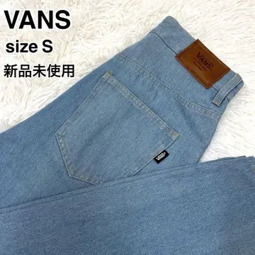 [ 미사용 새상품 ] VANS 와이드 레그 데님 팬츠 S 사이즈