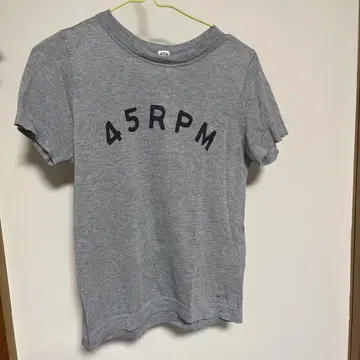 45RPM 그레이 T셔츠 M 사이즈