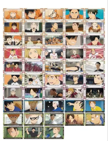 [ 미개봉 새상품 ] 하이큐!! 스냅 카드 전 48종 컴플리트 BOX