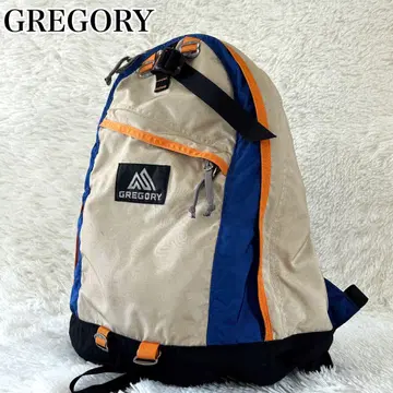 GREGORY 중형 백팩 베이지 파랑 오렌지 아이묭 애용 모델