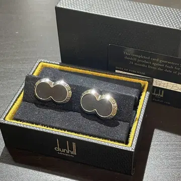 dunhill 던힐 커프스 원형 버튼형 상자 개런티 포함