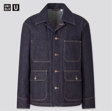 20SS UNIQLOU 데님 워크 자켓 네이비 사이즈 L