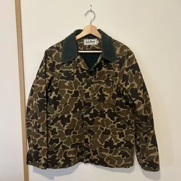 엘엘빈 헌팅 자켓 카모플라주 안감 부착 40 사이즈