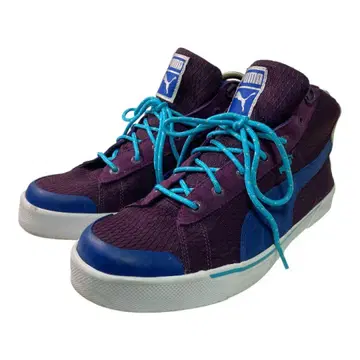PUMA 퍼플/블루 하이컷 스니커즈 27cm