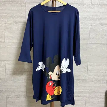 Disney 미키 티셔츠 원피스 3 사이즈 네이비 계열