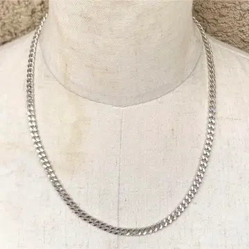 SILVER925 FLAT LINK NECKLACE / 실버 / 목걸이