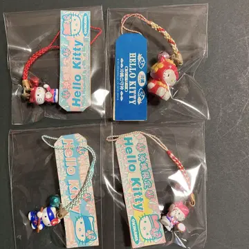 키티 오키나와 한정판 스트랩 4개 세트