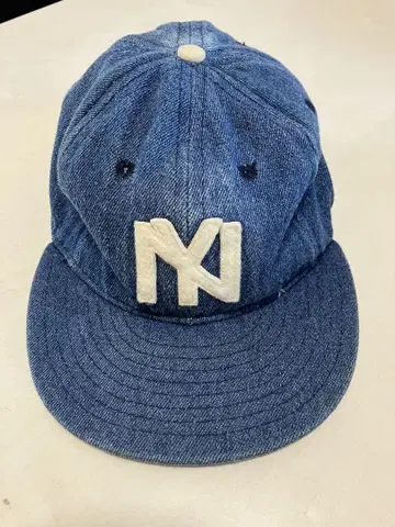 EBBETS FIELD 데님 NY 로고 야구 모자 에베츠필드