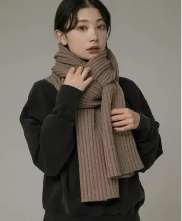 URBAN RESEARCH 리브 니트 머플러