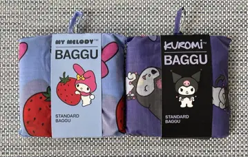 BAGGU 에코백 마이멜로디 쿠로미 2종 세트