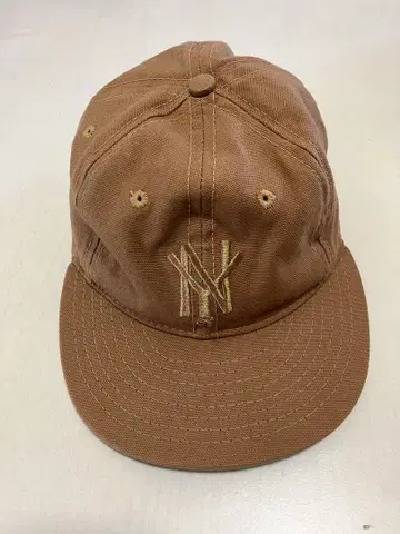 EBBETS FIELD NY 로고 브라운 야구 모자 에베츠 필드