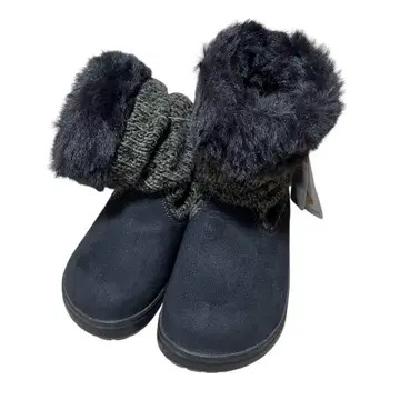 Crocs 블랙 어그 부츠 W6 컨디션 최상