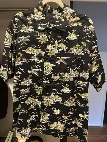18SS SOPHNET. 쿵푸 셔츠 하와이안 사이즈 M