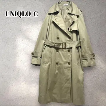 UNIQLO C 콜라보 렌치 코트 S 사이즈 베이지 벨트 포함 5941