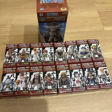 원피스 월드 컬렉션 흰 수염 해적단 세트