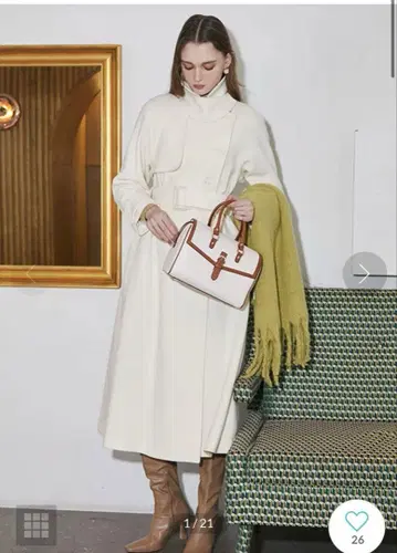 eimy istoire 울 트렌치코트 ( IVORY )