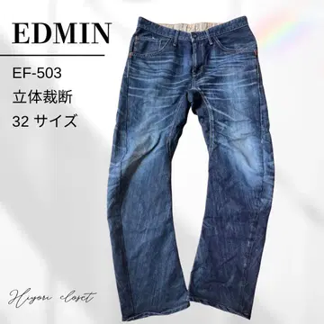 EDWIN 에드윈 E FUNCTION EF503 입체 재단 데님 32