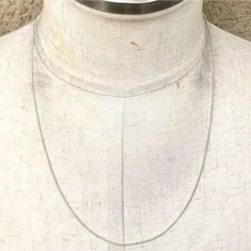 SILVER925 FLAT LINK NECKLACE / 실버 / 목걸이