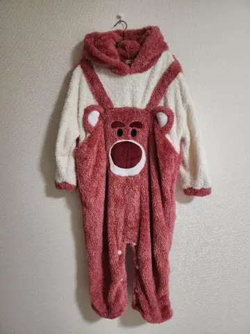 랏소풍 곰 디자인 보아 오버롤
