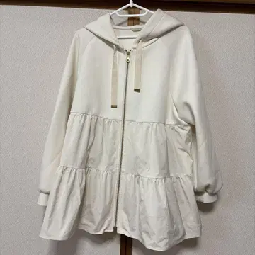 로즈 티아라 티어드 후드티