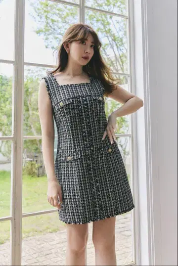 Herlipto May Tweed Mini Dress