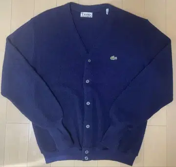 IZOD/LACOSTE 네이비 가디건 70s