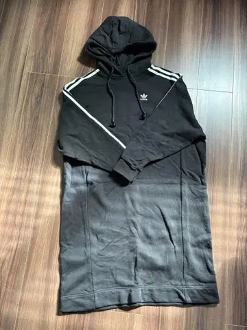 adidas 후디 원피스 블랙