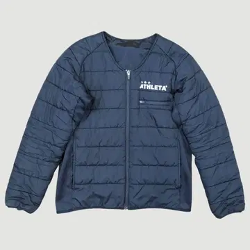 ATHLETA 아스레타 노카라 패딩 자켓 네이비 S 사이즈