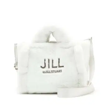 JILL by JILL STUART 화이트 퍼 숄더백