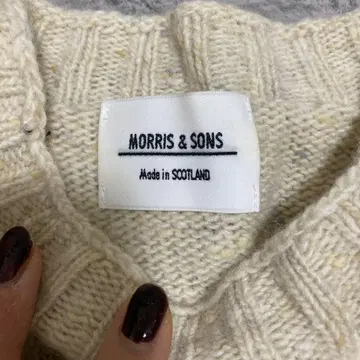 MORRIS & SONS MHL. 울 니트 스웨터