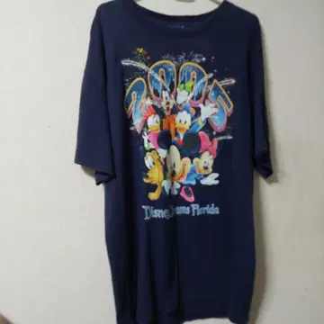 Disney 2005 티셔츠 다크 블루