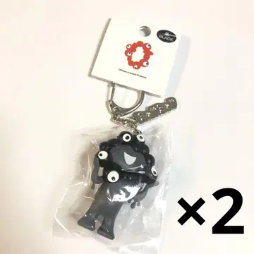 만박 공식 굿즈 블랙 미야쿠미야쿠 입체 PVC 키링 플레이트 포함