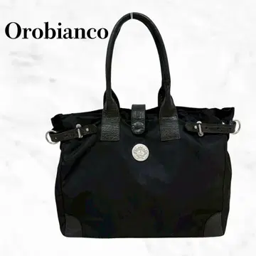 orobianco 토트백 비즈니스백 블랙 나일론백