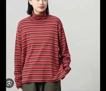 빔즈 보이 멀티 보더 터틀넥 빔즈 보이