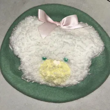 NILE PERCH 곰 곰 베레모 그린