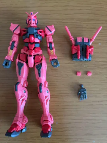 HG 1/144 빨간색 건담 본체 (일부 부품 없음)