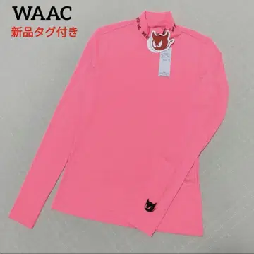WAAC 핑크 하이넥 긴팔 의류 새상품