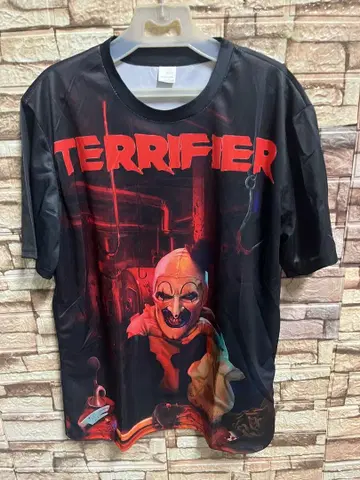 Terrifier 티셔츠 M 사이즈 100% 폴리에스테르
