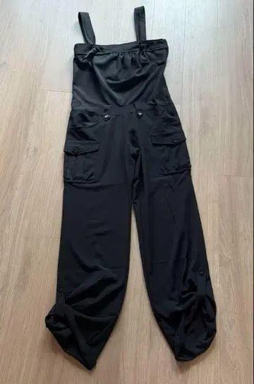 블랙 살로펫 오버롤
