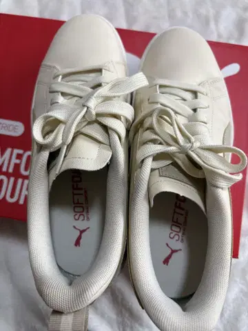 Puma SoftFoam 화이트 스니커즈